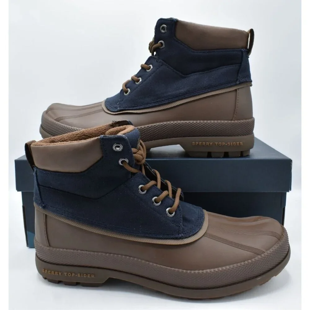 Sperry Mens Size 8 Cold Bay Waxed Marine Insulated Water Resistant Chukka‎ Boots